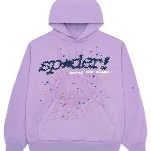 Purple Spider Hoodie/ Sp5der Hoodie Sp5der Acai Hoodie